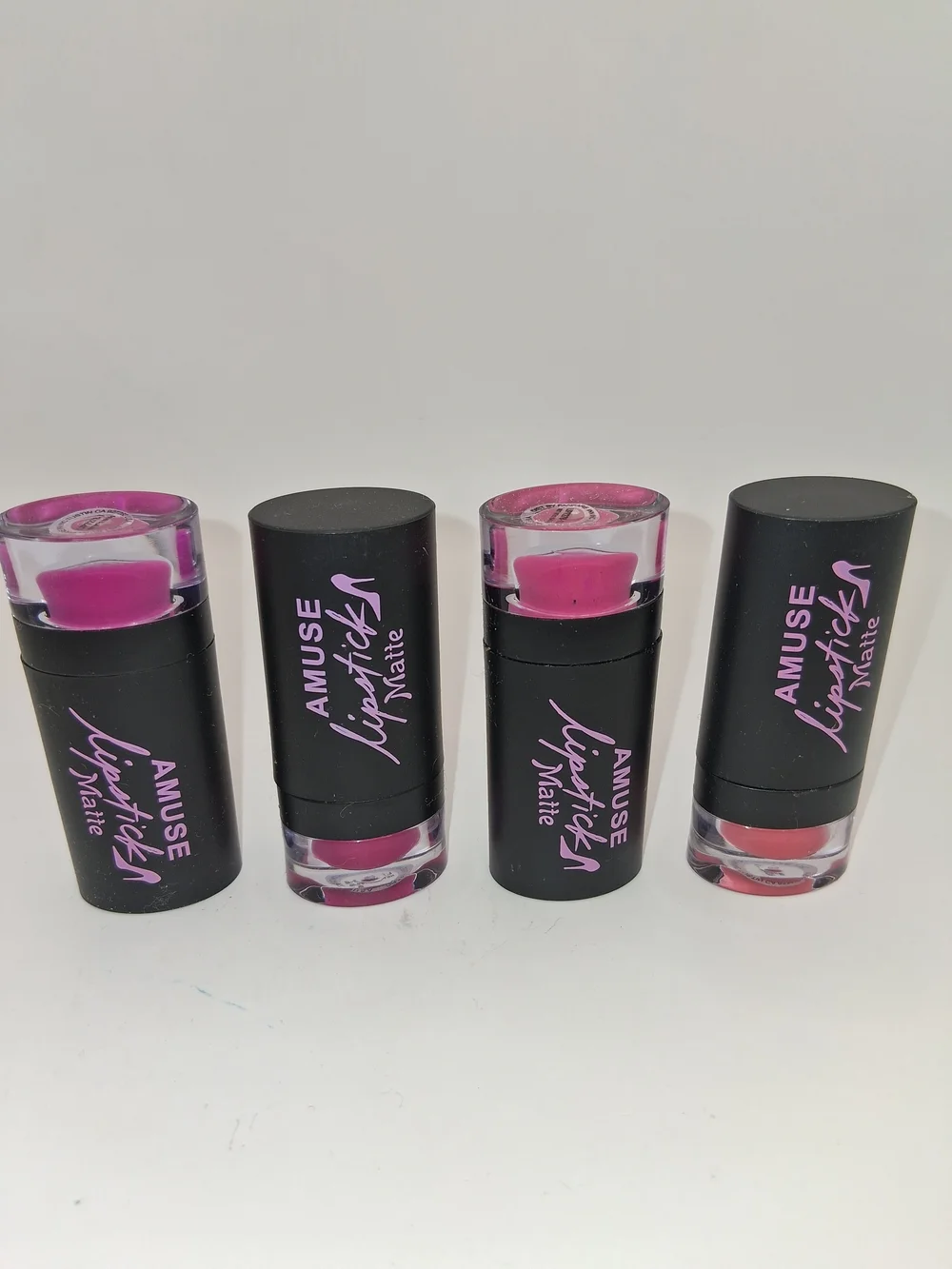 Muse Matte Lipstick Set — Bright Pink & Rose Tones